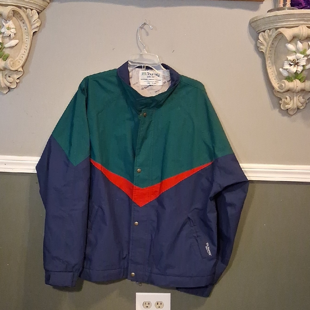 1980s Waterproof Windbreaker Newer Condition.